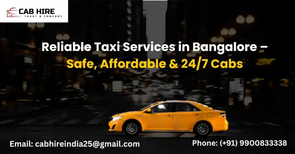 Car Hire Services in Bangalore