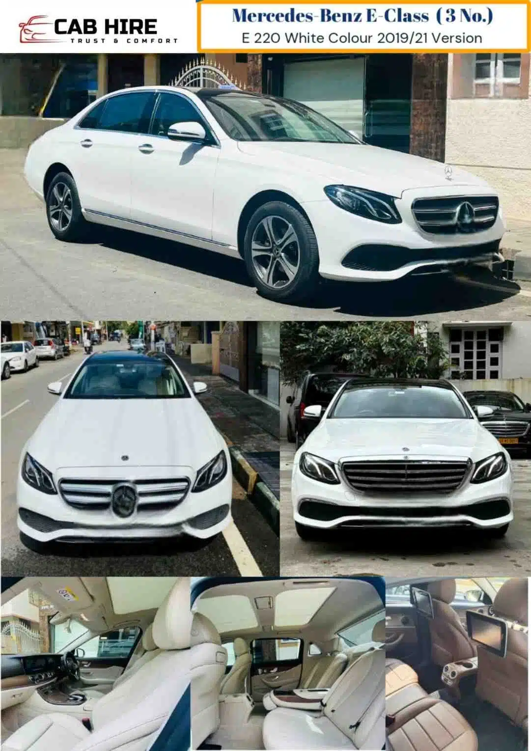 Quick glimpse of our well-maintained rental cars.